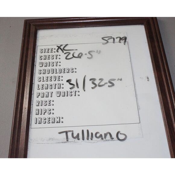 Tulliano Shirt Sky Hope Mens XL 100% Silk Button Up Long Sleeve Blue NEW - Picture 5 of 5